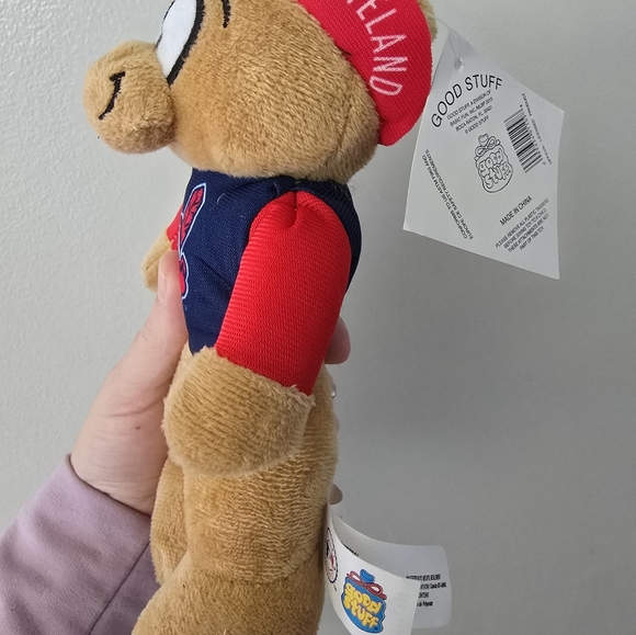 Good Stuff 8" Cleveland Indians Teddy Bear Plush MLB Cleveland Guardians - Picture 2 of 5